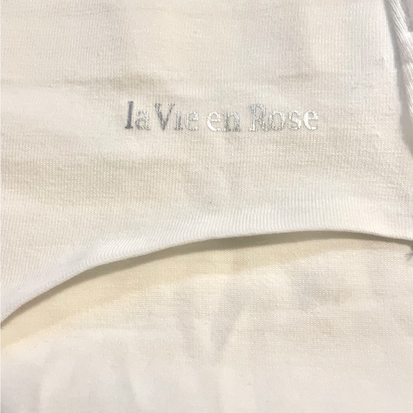 Sz M bikini la vie en rose underwear women white NWT - Picture 5 of 5